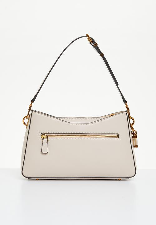 GUESS - Ginevra elite shoulder bag - light rum