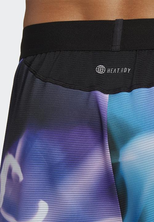 adidas Performance - Designed for Training HEAT.RDY HIIT allover print shorts - multi
