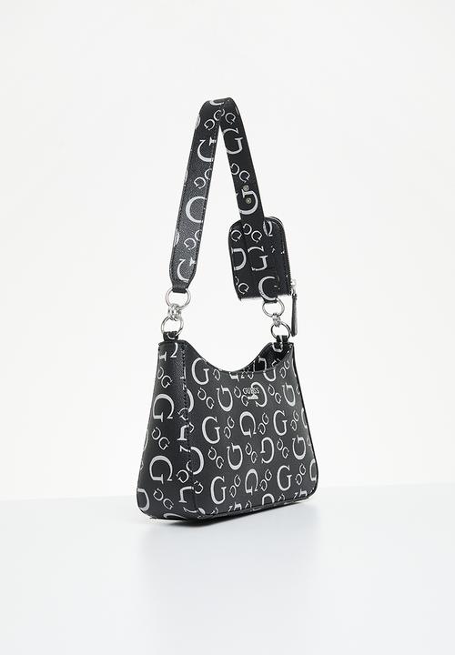 GUESS - Chardon top zip shoulder - coal
