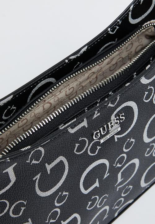 GUESS - Chardon top zip shoulder - coal