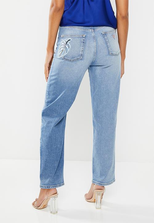 GUESS - High rise straight - light wash