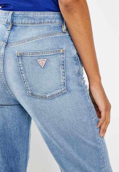 GUESS - High rise straight - light wash