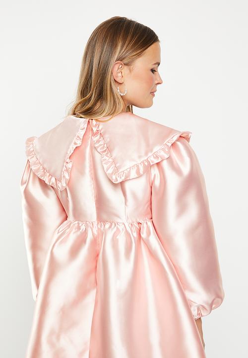 Glamorous - Satin midi dress - soft pink