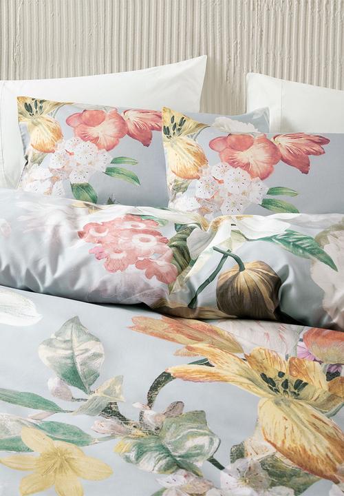 Linen House - Cadencia duvet cover set - duck egg