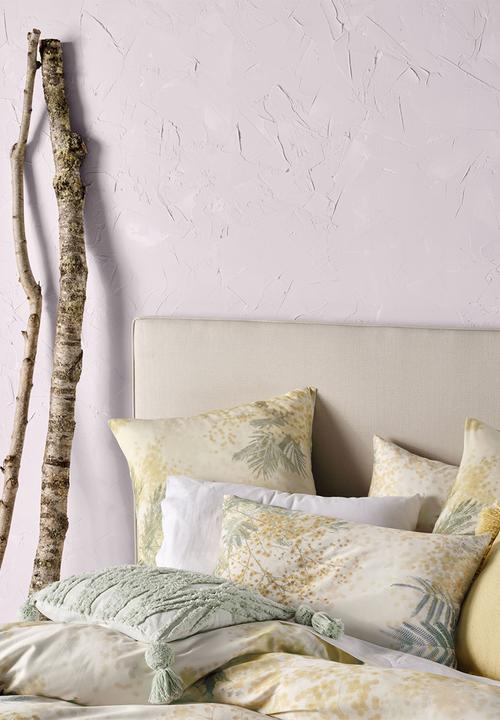 Linen House - Mimosa duvet cover set - yellow