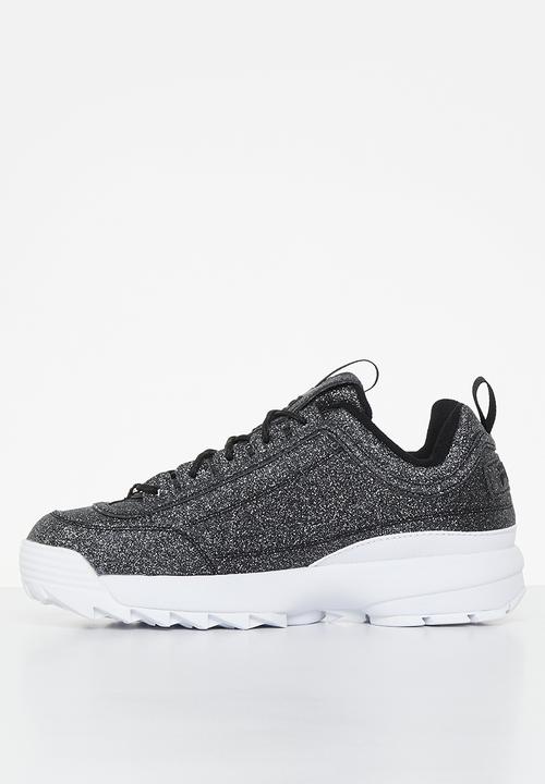 FILA - Disruptor ii glimmer - black/black/white
