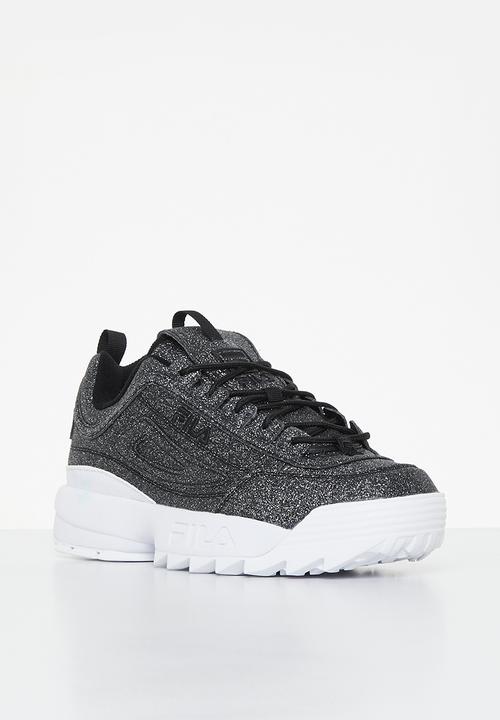 FILA - Disruptor ii glimmer - black/black/white