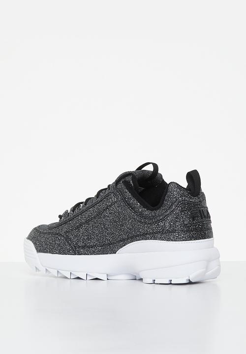 FILA - Disruptor ii glimmer - black/black/white