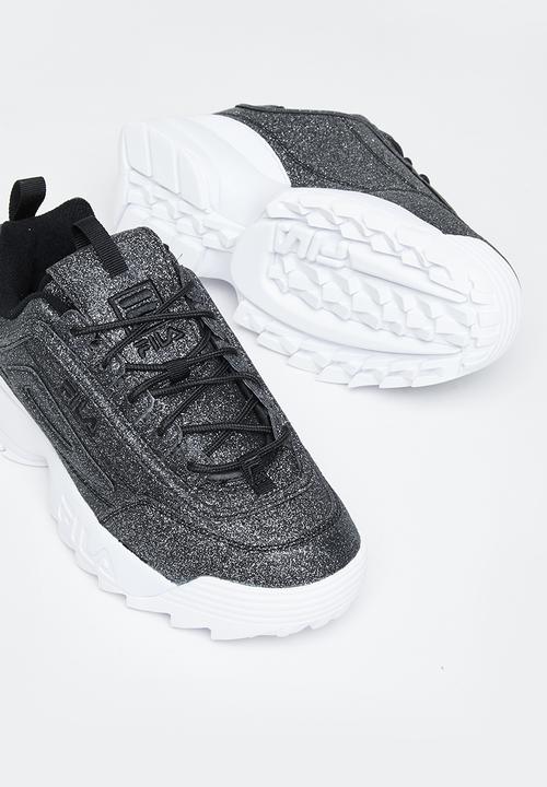FILA - Disruptor ii glimmer - black/black/white