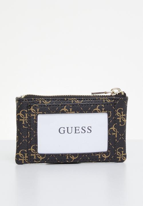 GUESS - Laurel slg zip pouch - brown