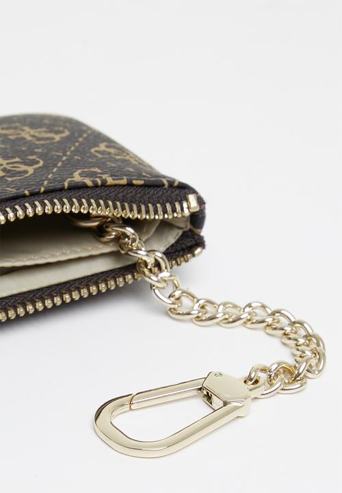 GUESS - Laurel slg zip pouch - brown