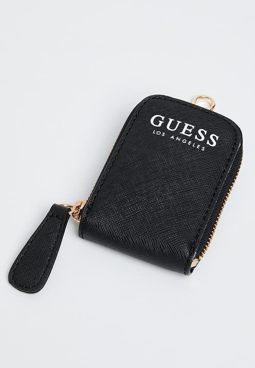 GUESS - Chardon top zip shoulder - black & gold 