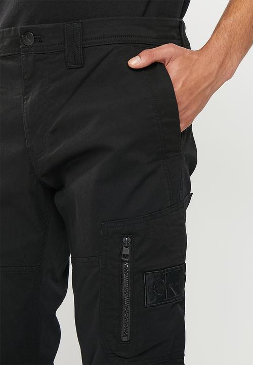 Calvin Klein - Skinny washed cargo pant - ck black