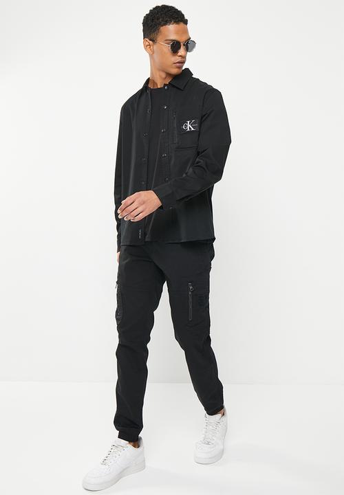 Calvin Klein - Skinny washed cargo pant - ck black