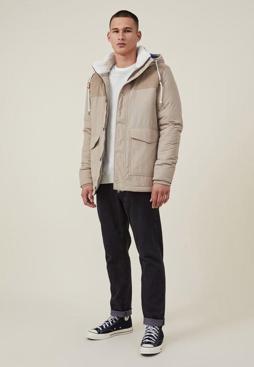 Cotton On - Cabin parka - stone