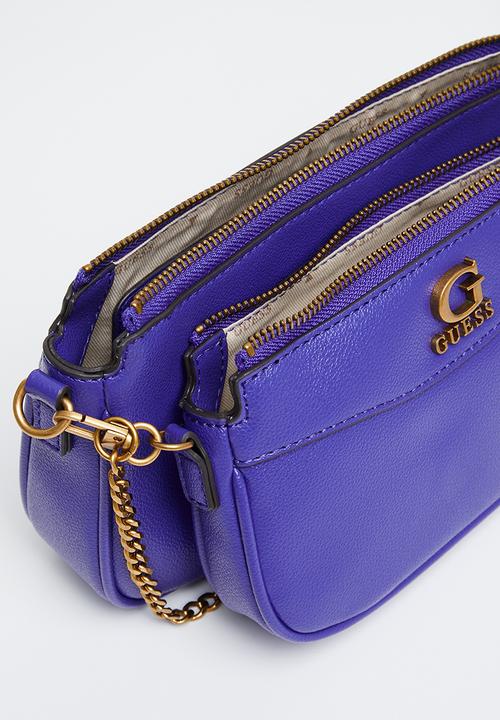 GUESS - Nell double pouch crossbody - violet