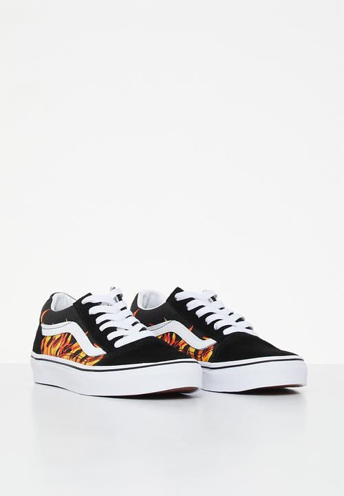 Vans - Jn old skool - digi flame black