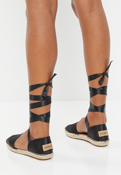 Viabeach - Clay 3 espadrille - black