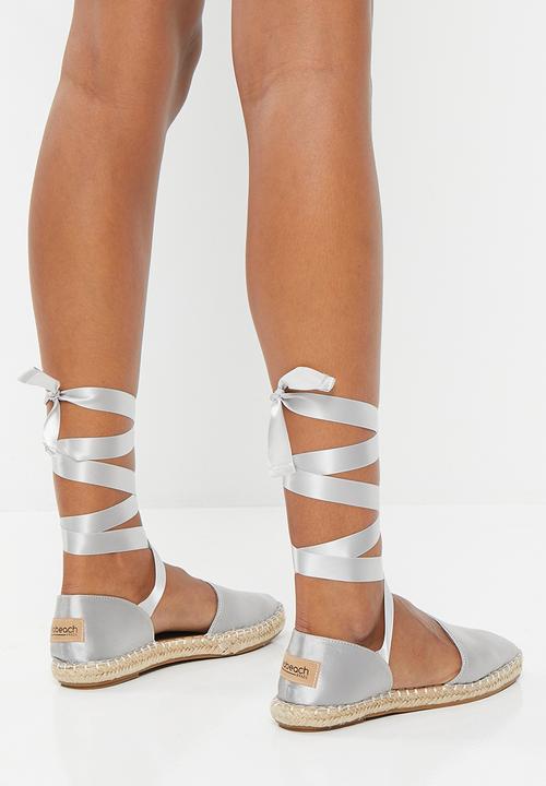 Viabeach - Clay 3 espadrille - silver