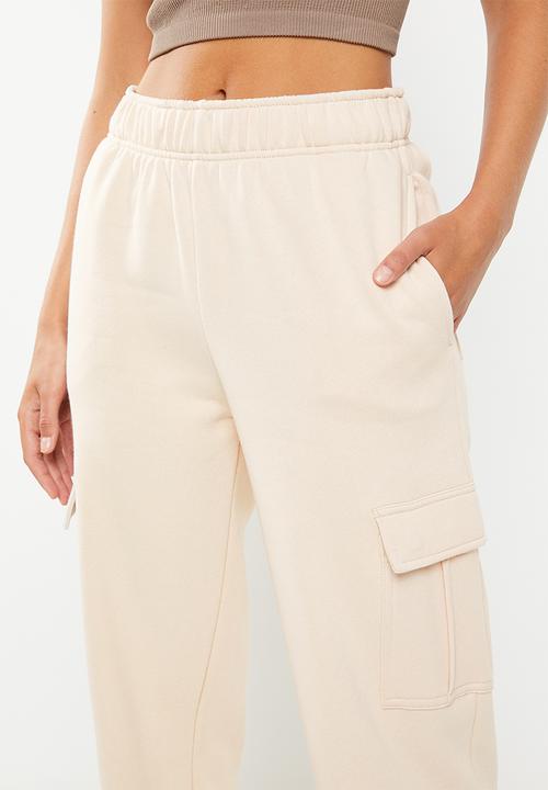 Cotton On - Utility trackpant - stone
