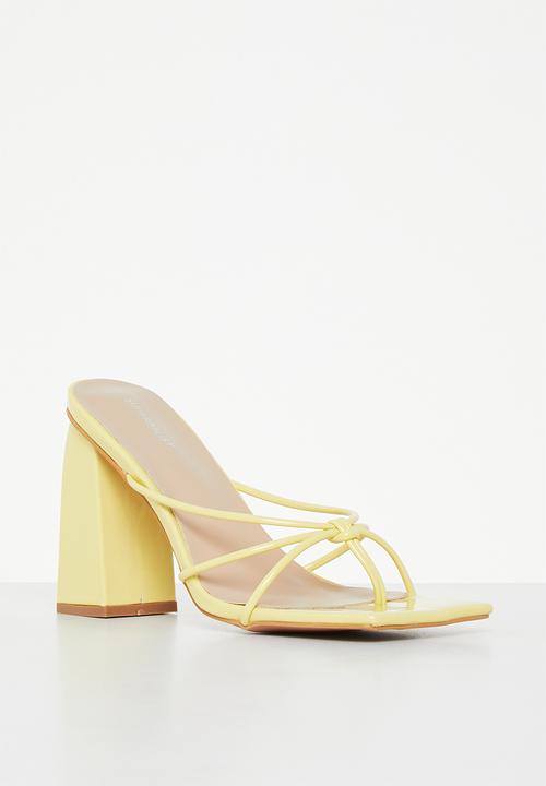 Superbalist - Amina block heel - yellow