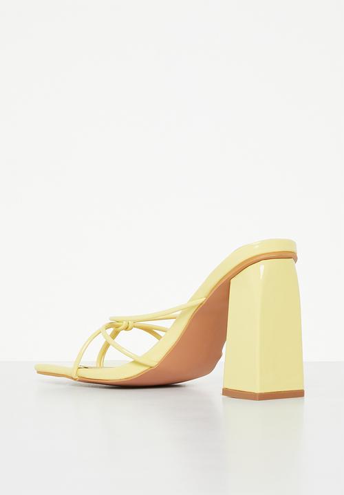 Superbalist - Amina block heel - yellow