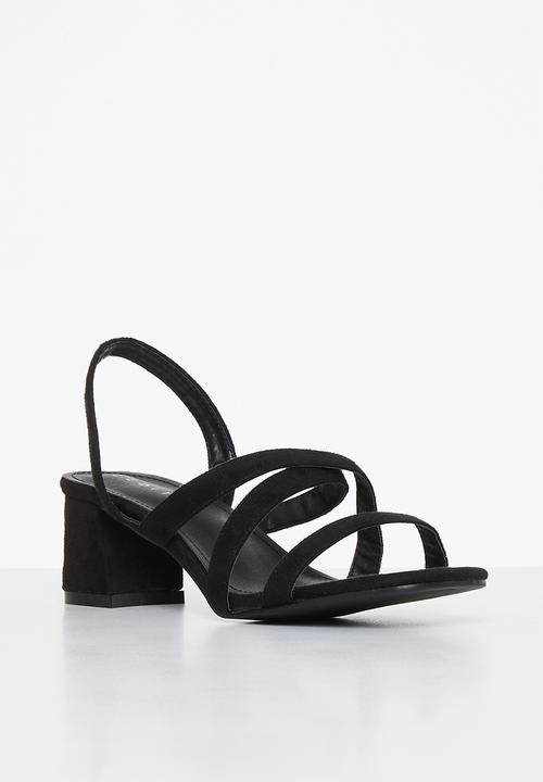edit - Berkley slingback block heel - black