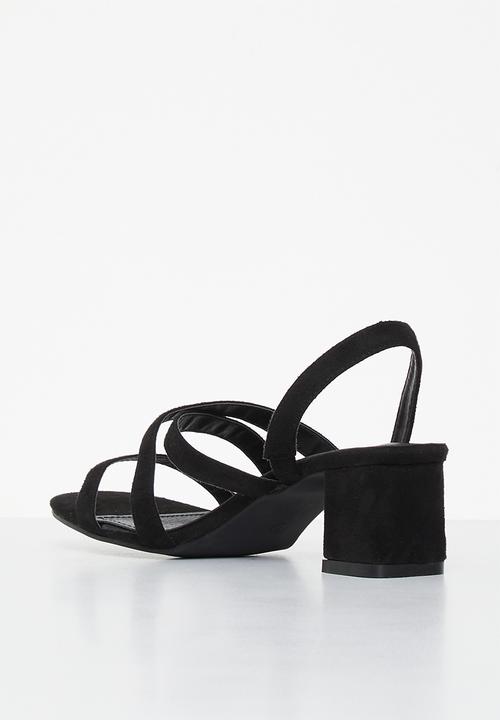 edit - Berkley slingback block heel - black