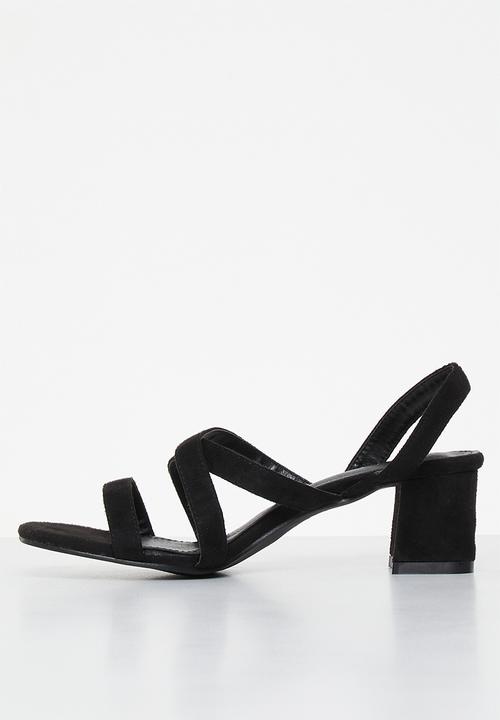 edit - Berkley slingback block heel - black