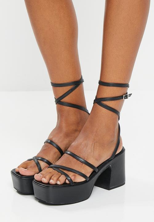 Superbalist - Hannah platform heel - black