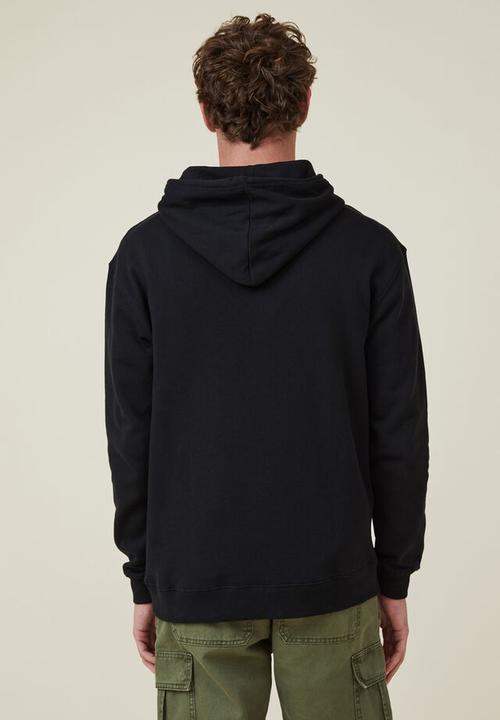 Cotton On - Graphic fleece pullover - black/haight ashbury