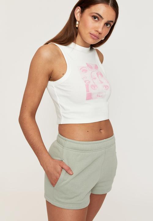 Supré  - Malia sweat short - matte green