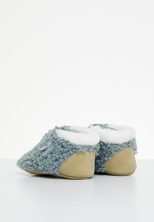 Pop Candy - Sherpa booties - blue