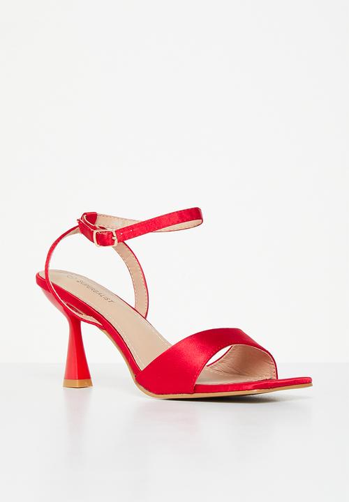 Superbalist - Sutton ankle strap stiletto heel - red