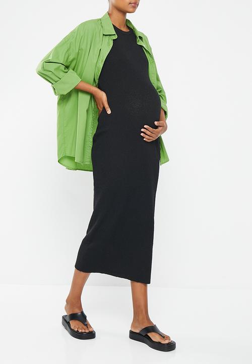 Cotton On - Maternity friendly set up maxi dress - black