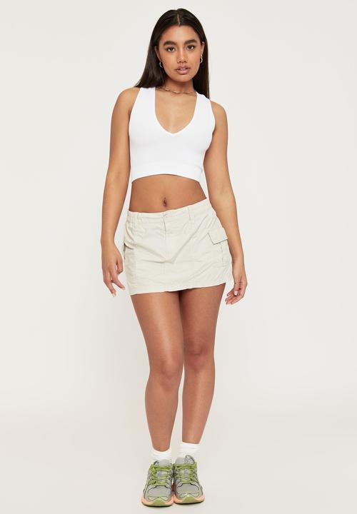 Supré  - Gia seamless tank - white