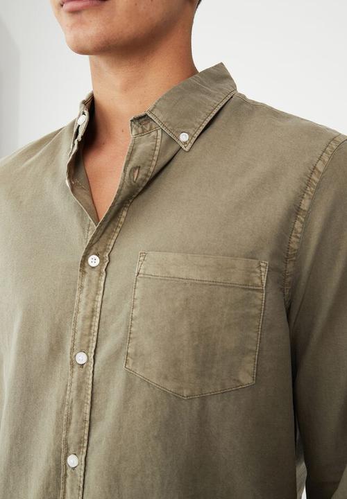 Cotton On - Mayfair long sleeve shirt - vintage khaki