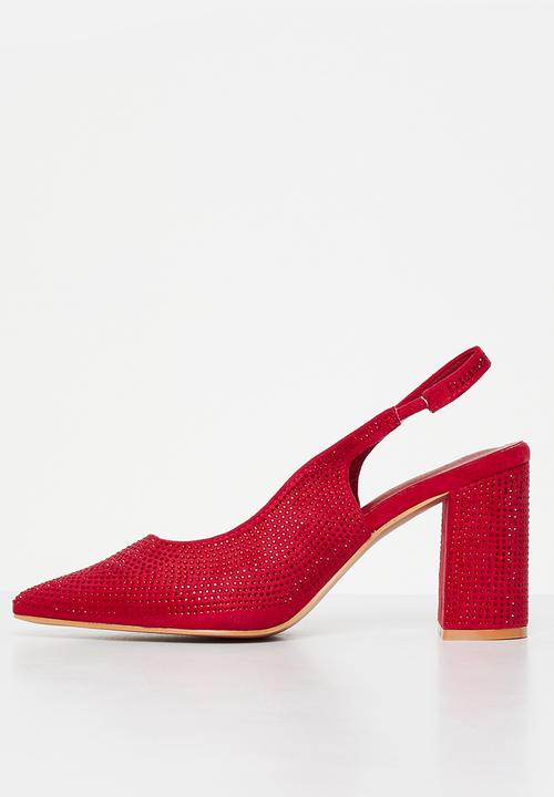 MILLA - Daphne slingback heel - red