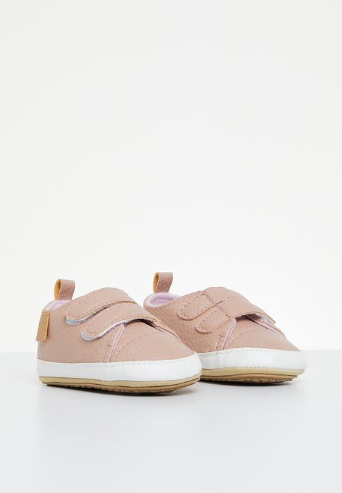 Pop Candy - Velcro strap soft sole shoe - pink
