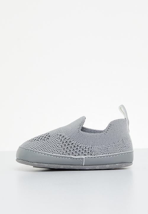 Pop Candy - Slip on with mesh detail - grey
