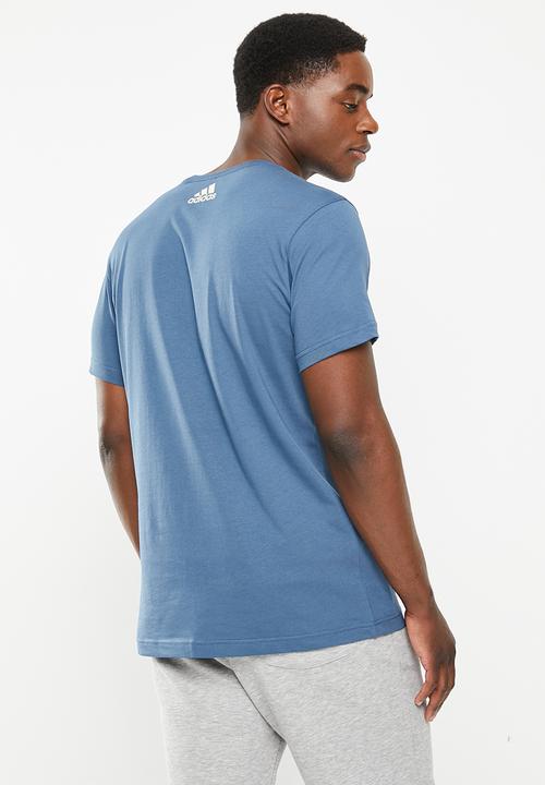 adidas Performance - M tns cat g tee - wonder steel