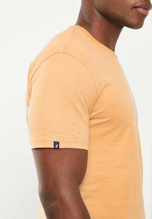 POLO - Men crew neck tee - camel