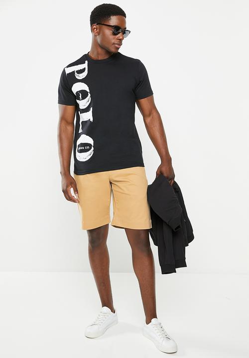 POLO - Men chino short - khaki