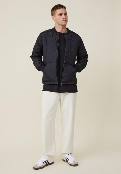 Cotton On - Recycled bomber - black