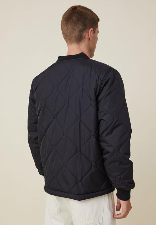 Cotton On - Recycled bomber - black