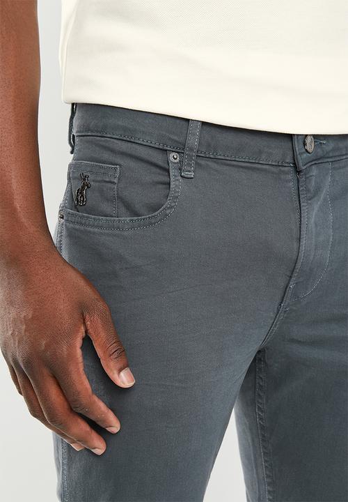 POLO - Men dover slim leg denim - blue
