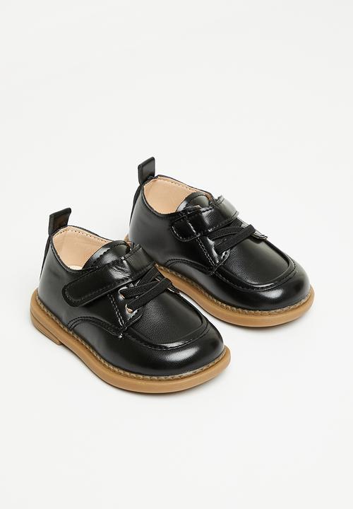 Pop Candy - Baby boys shoe with velcro strap - black