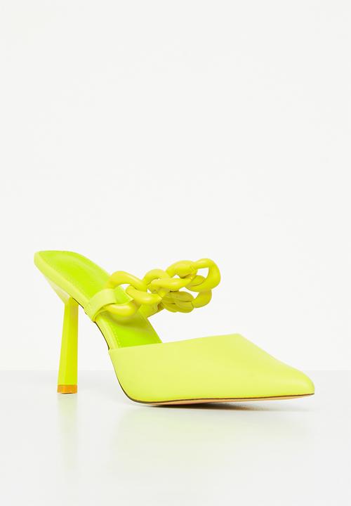 Superbalist - Carina stiletto heel - neon yellow