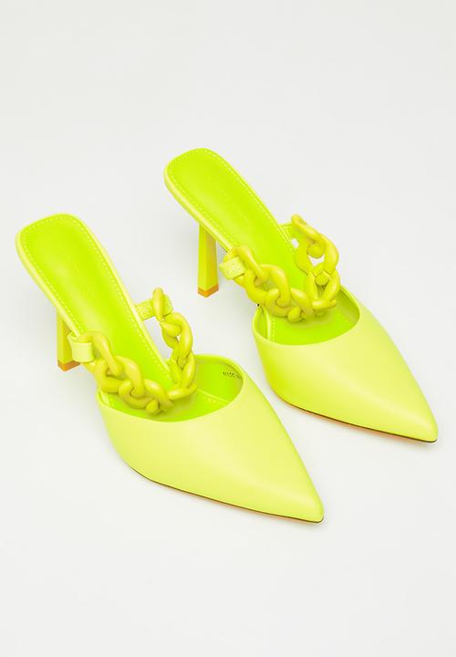 Superbalist - Carina stiletto heel - neon yellow