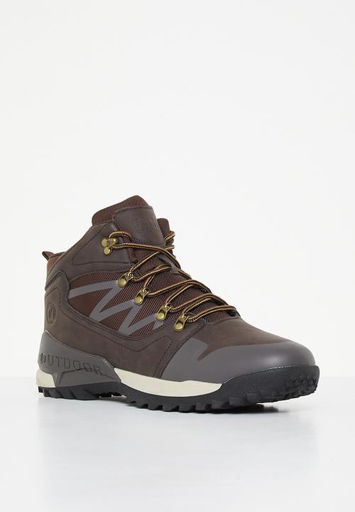 UrbanArt - Tatum 1 nubuck & leather boot - choc